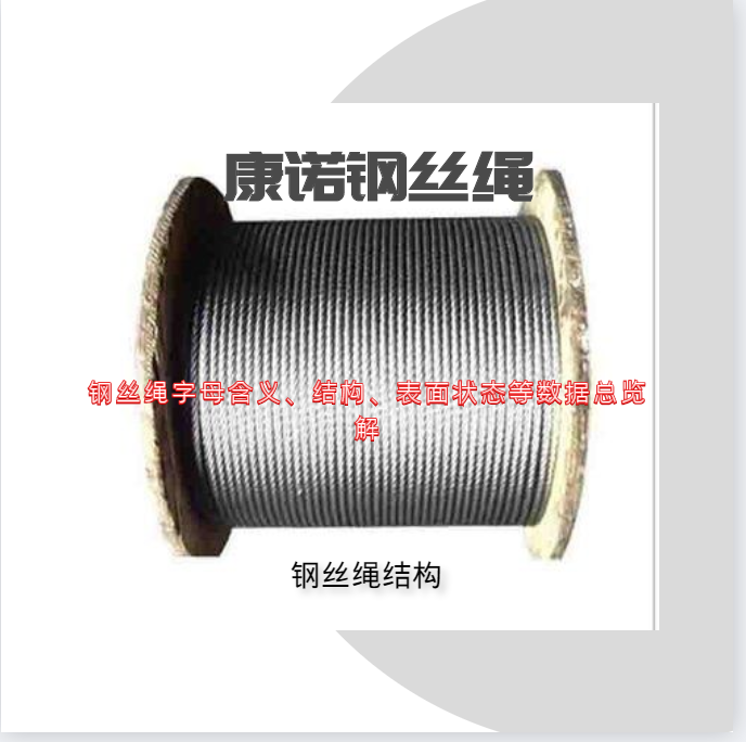 鋼絲繩字母含義、結(jié)構(gòu)、表面狀態(tài)等數(shù)據(jù)總覽解